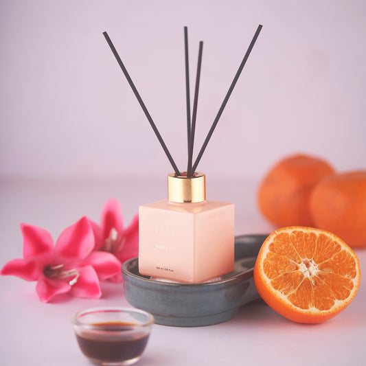 ENCE Golden Lily Orange & Lily Of The Valley Reed Diffuser (100ml / 90 Days)