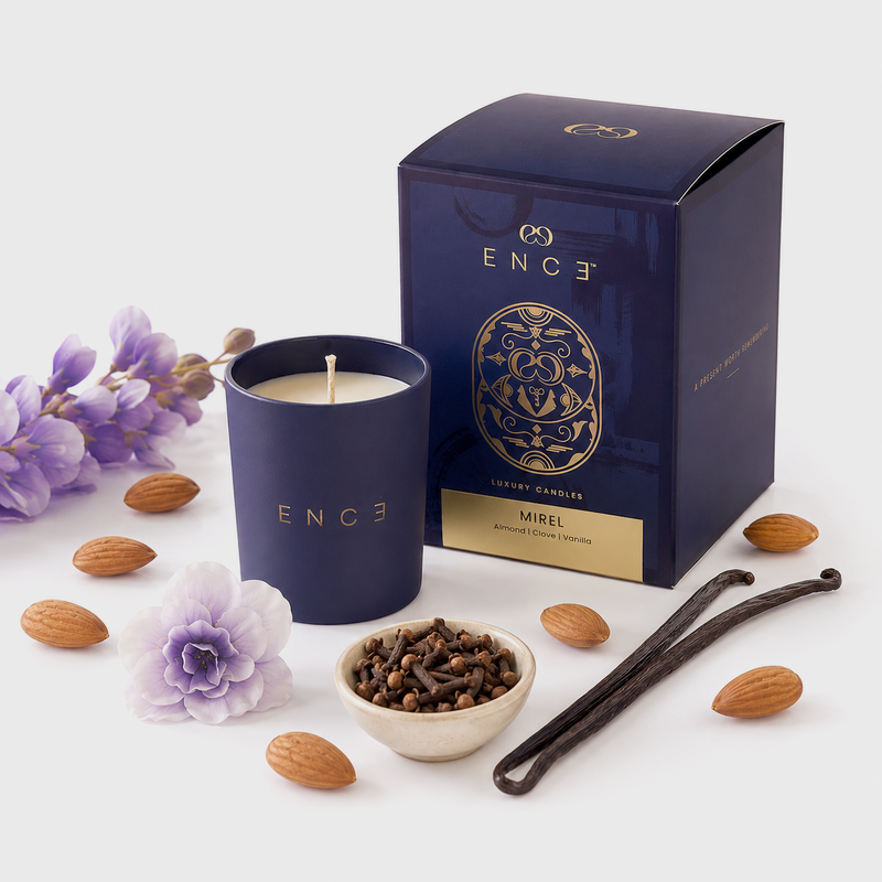 Mirel Almond & Clove Luxury Soy Candle