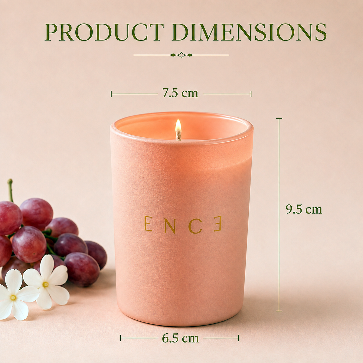 Thelais  Red Berries & Peony Luxury Soy Candle