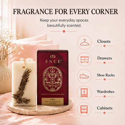 Cira  Black Currant & Magnolia Closet Bar