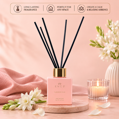 Tuberose Silk  Plum & Tubercose Reed Diffuser