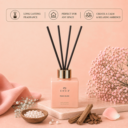 Pearl Blush  Pear & Indian Damask Rose Reed Diffuser