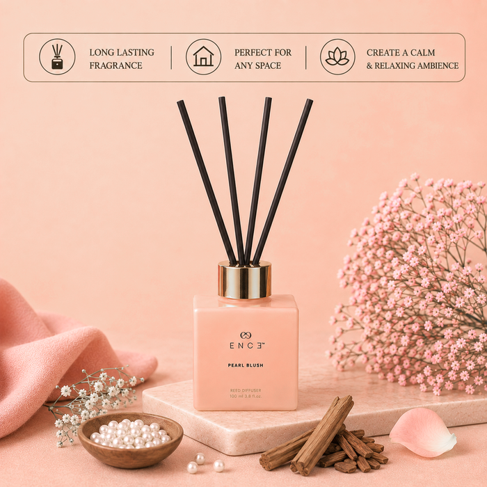 Pearl Blush  Pear & Indian Damask Rose Reed Diffuser