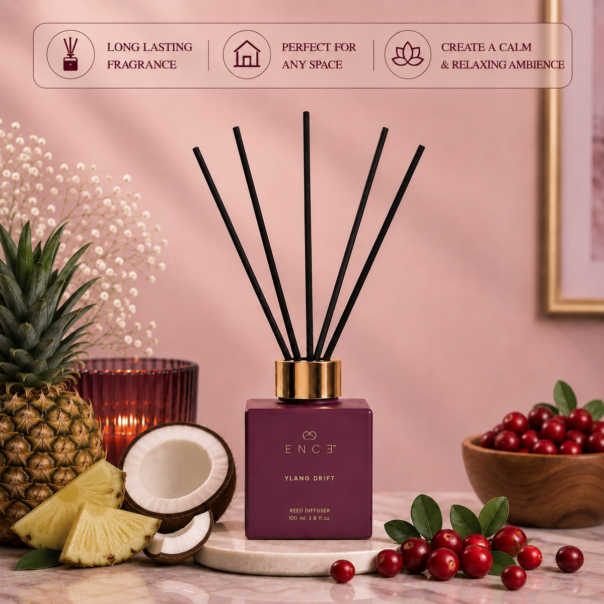 Ylang Drift  Aquatic & Ylang-Ylang de Comores Reed Diffuser