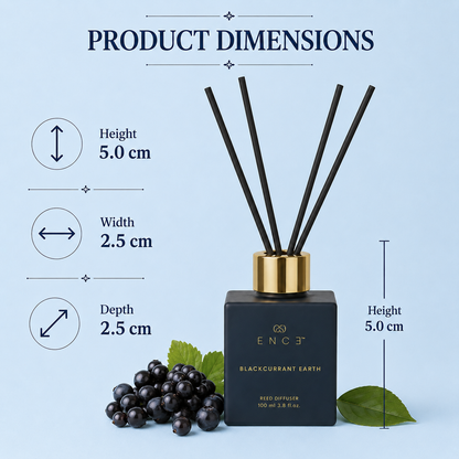 Blackcurrant Earth  Cassis & Gardenia Reed Diffuser