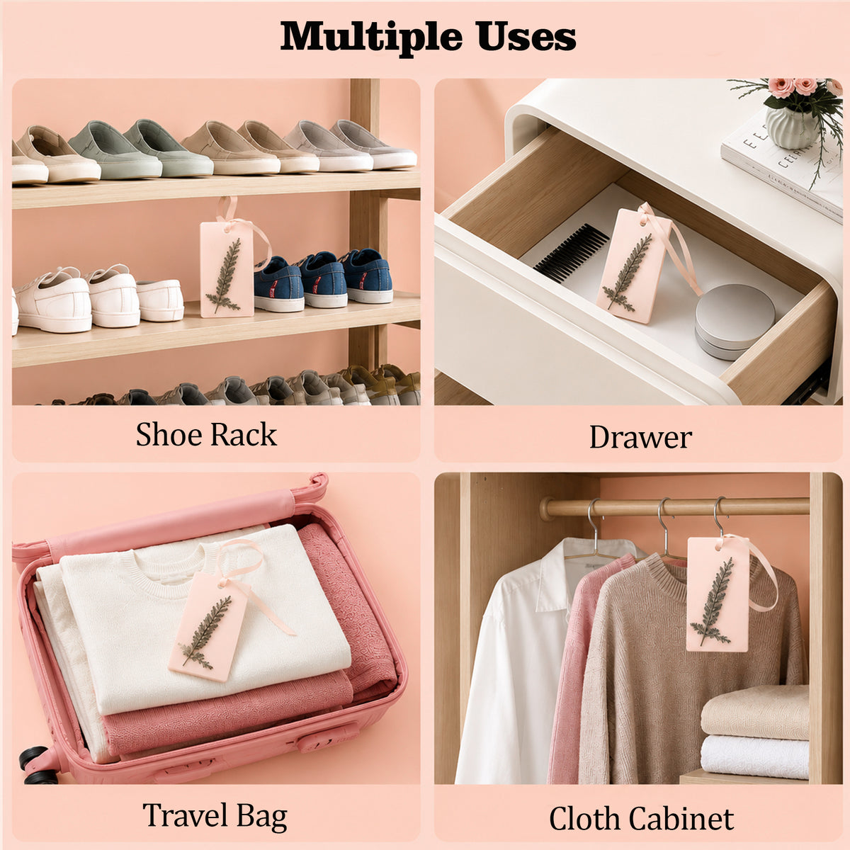 Celya  Mint & Pepper Closet Bar