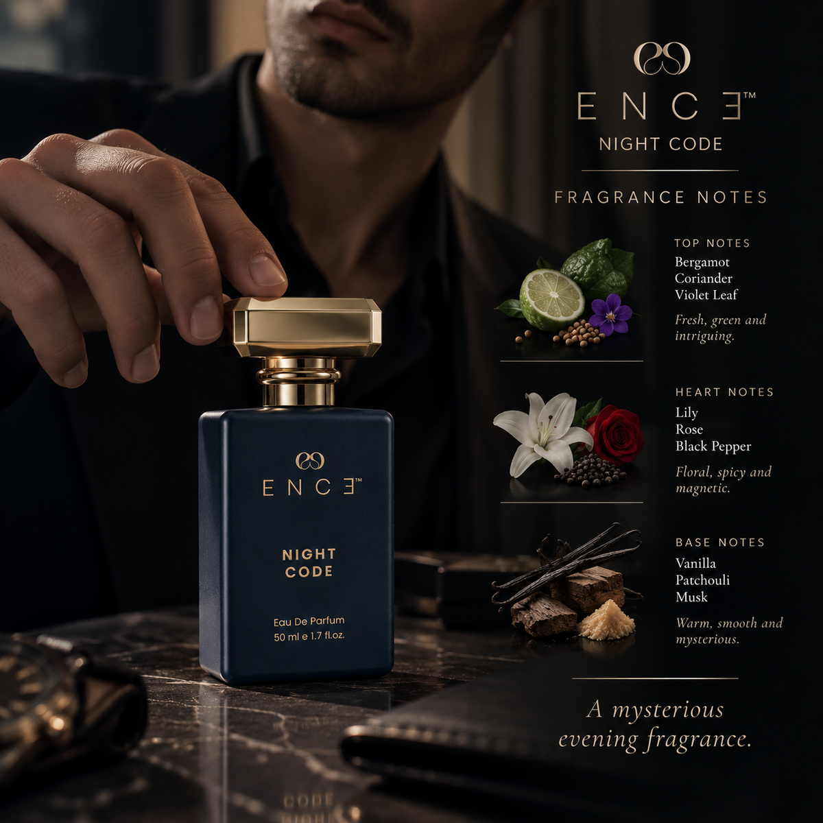 Night Code  Violet Leaf & Black Pepper Eau de Parfum
