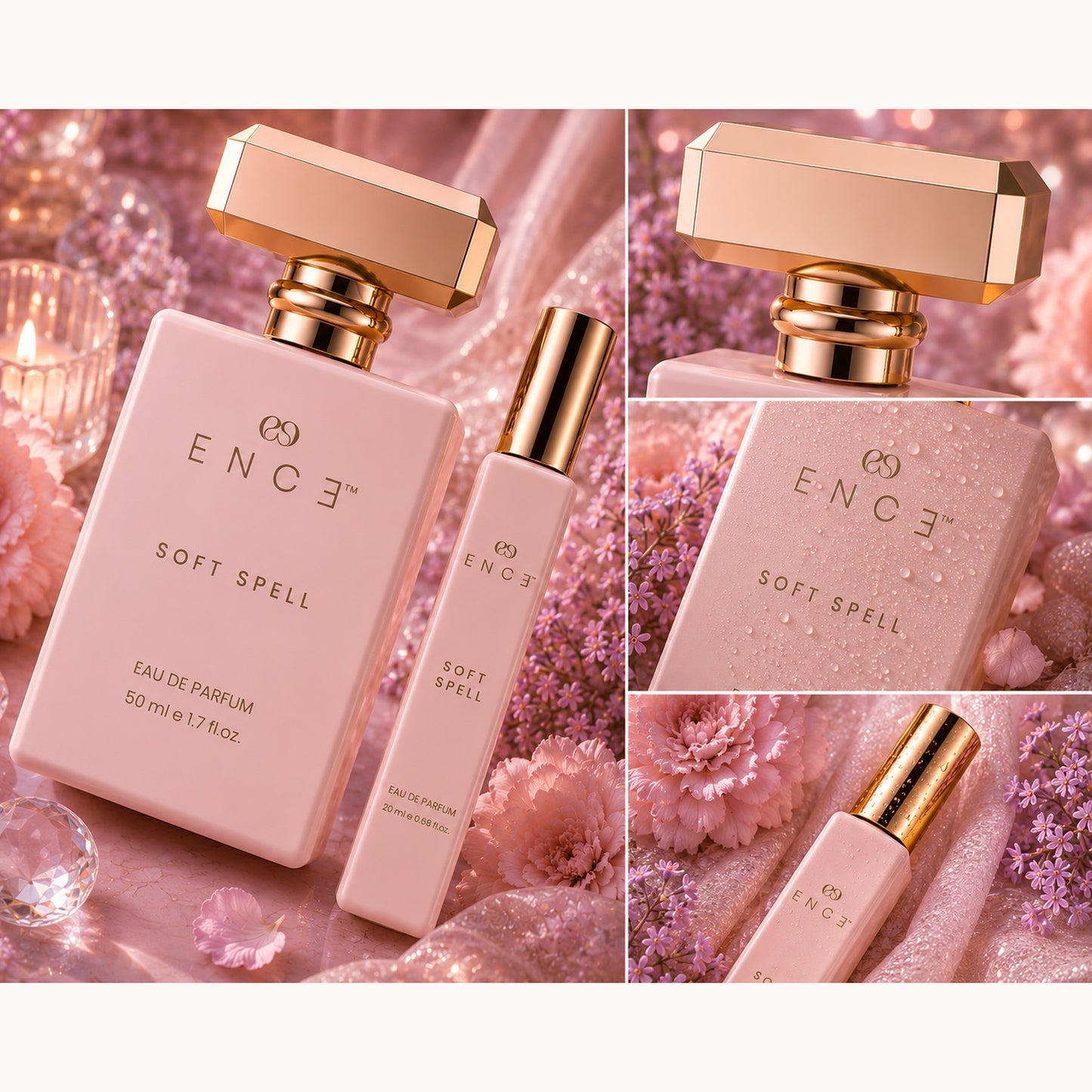 ENCE Soft Spell  Red Berries & Peony Eau de Parfum (50ml / 20ml)