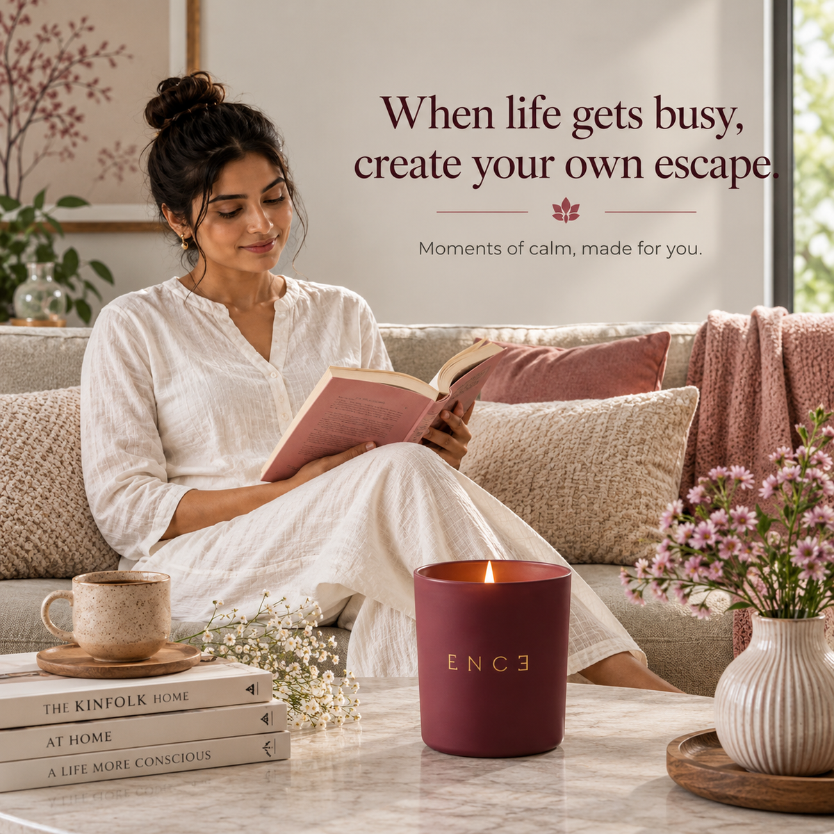 Celya  Mint & Pepper Luxury Soy Candle