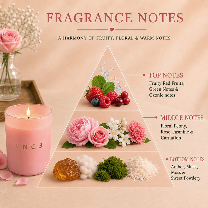 Thelais  Red Berries & Peony Luxury Soy Candle