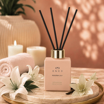 Golden Lily  Orange & Lily Of The Valley Reed Diffuser