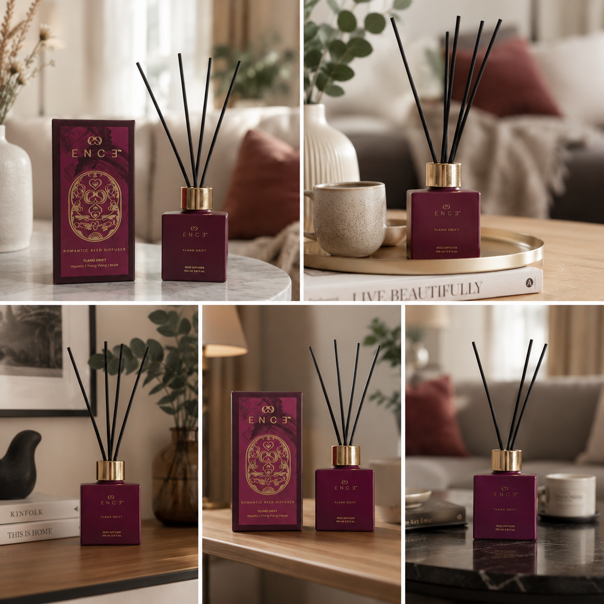 Ylang Drift  Aquatic & Ylang-Ylang de Comores Reed Diffuser