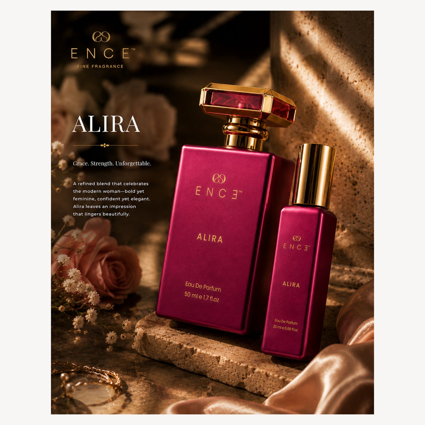 ENCE Alira  Pear & Orange Blossom Eau de Parfum (50ml / 20ml)