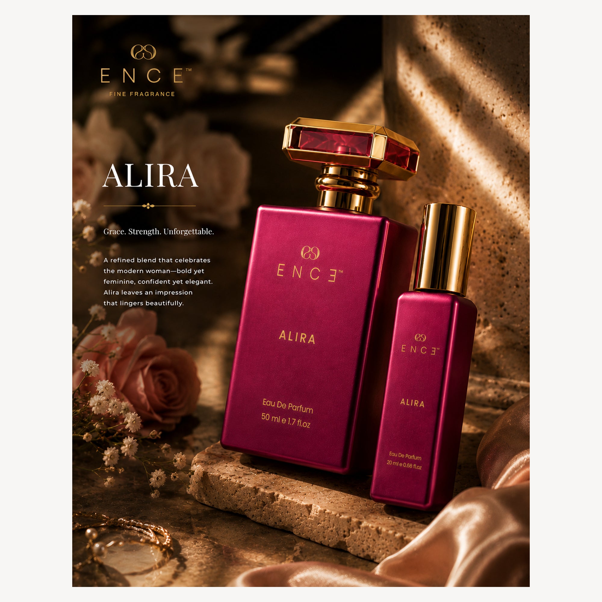 ENCE Alira  Pear & Orange Blossom Eau de Parfum (50ml / 20ml)