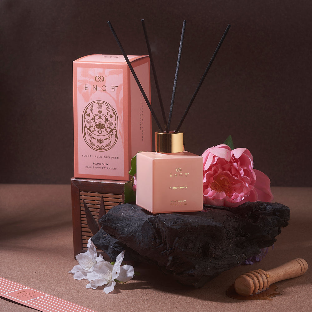 ENCE Peony Dusk  Honey & Peony Reed Diffuser (100ml / 90 Days)