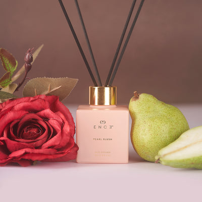 ENCE Pearl Blush Pear & Indian Damask Rose Reed Diffuser (100ml / 90 Days) – product photo 1 of 5