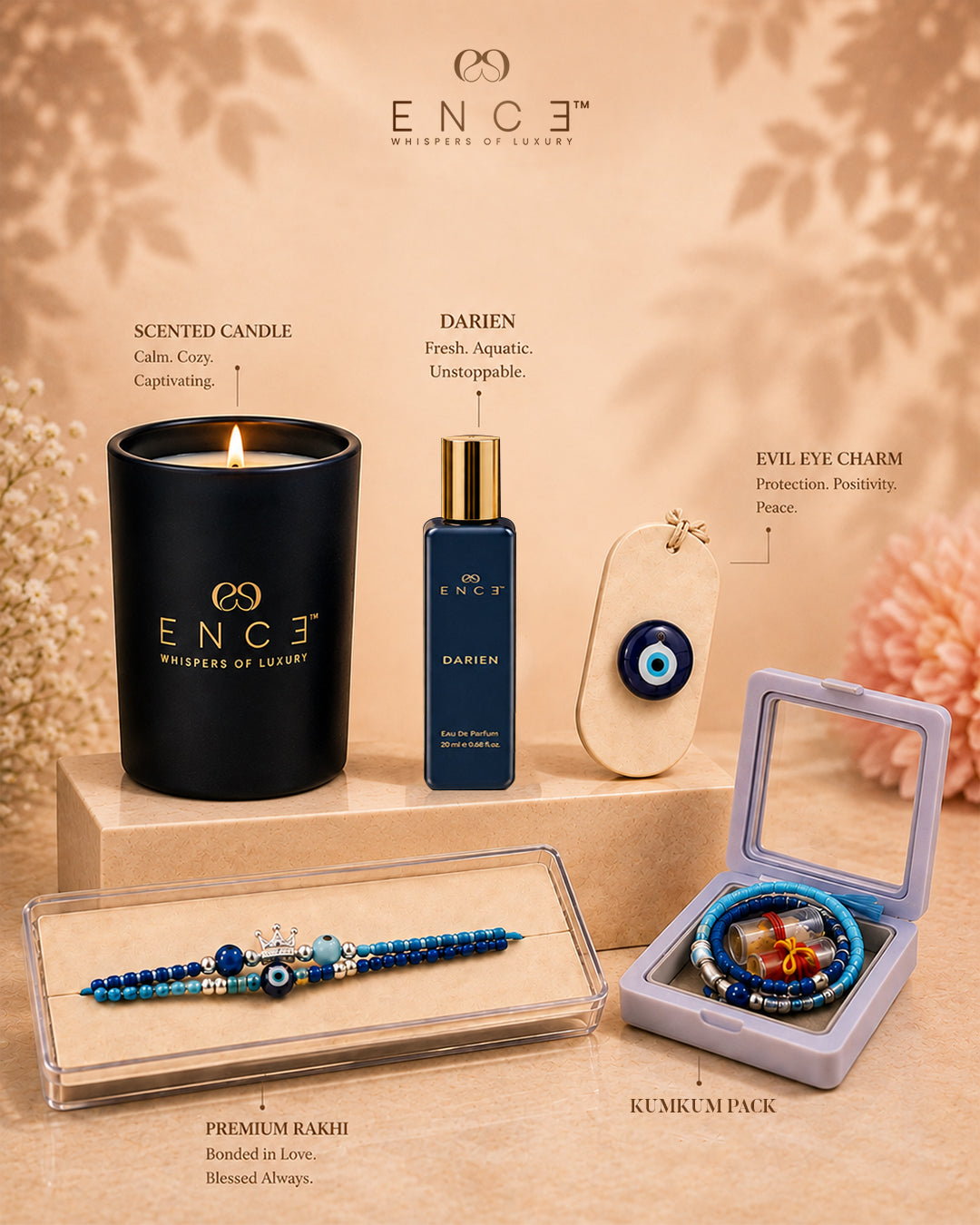 ENCE Evil Eye Rakhi Combo for Brother