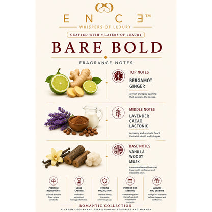 ENCE Bare Bold  Ginger & Cacao Eau de Parfum (50ml / 20ml)