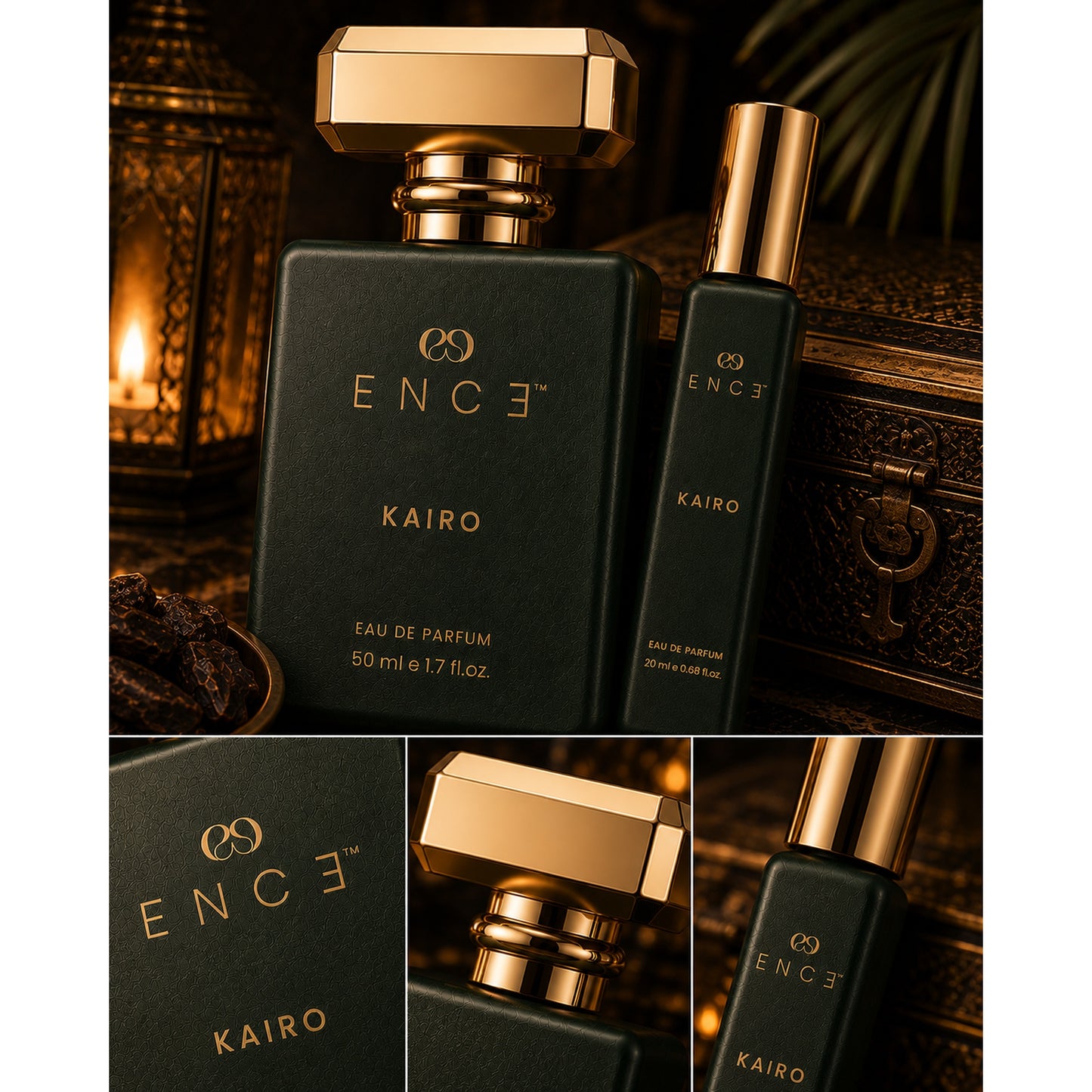 ENCE Kairo  Bergamot & Cardamom Eau de Parfum (50ml / 20ml)