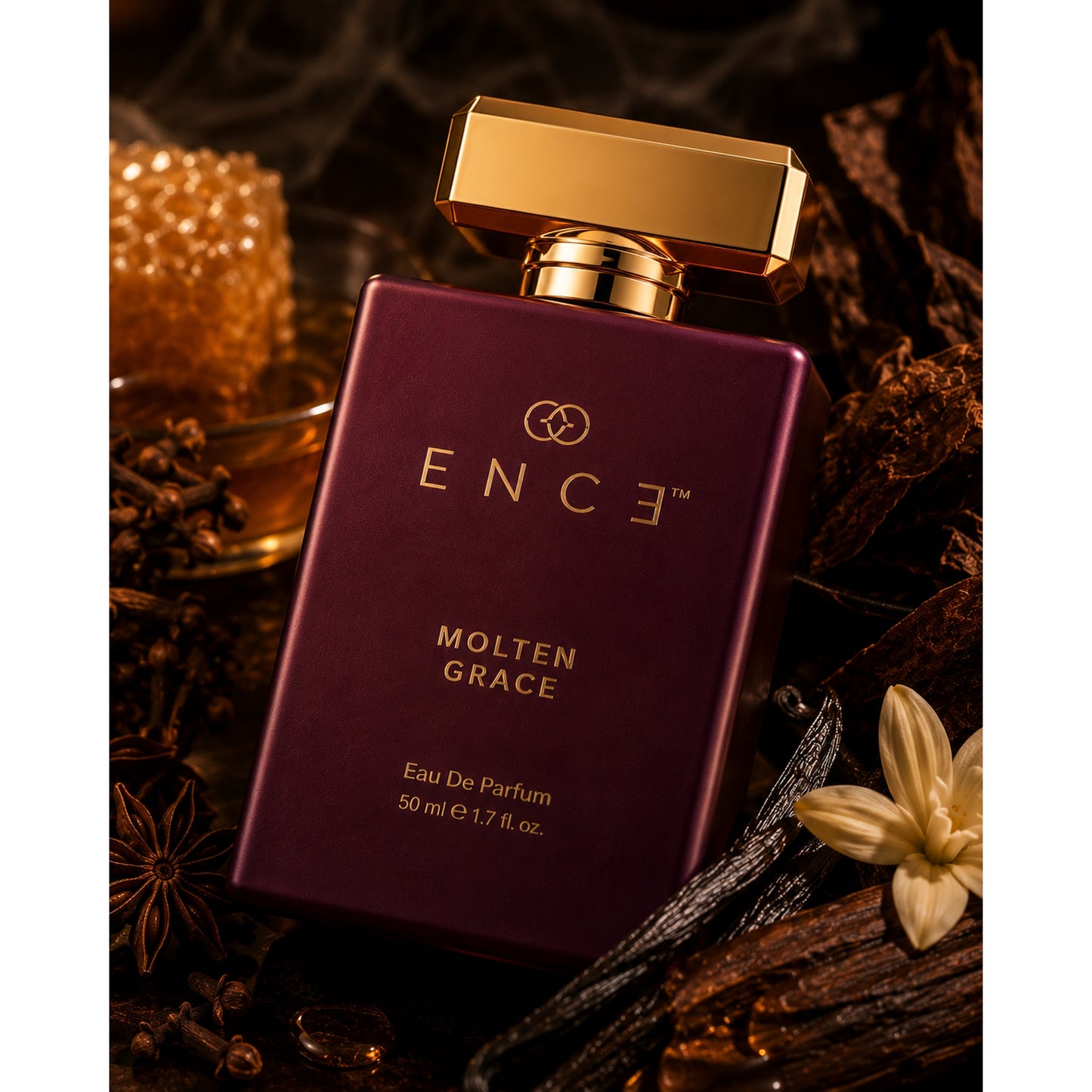 ENCE Molten Grace  Honey & Tobacco Eau de Parfum (50ml / 20ml)