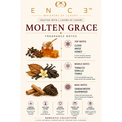 ENCE Molten Grace  Honey & Tobacco Eau de Parfum (50ml / 20ml)