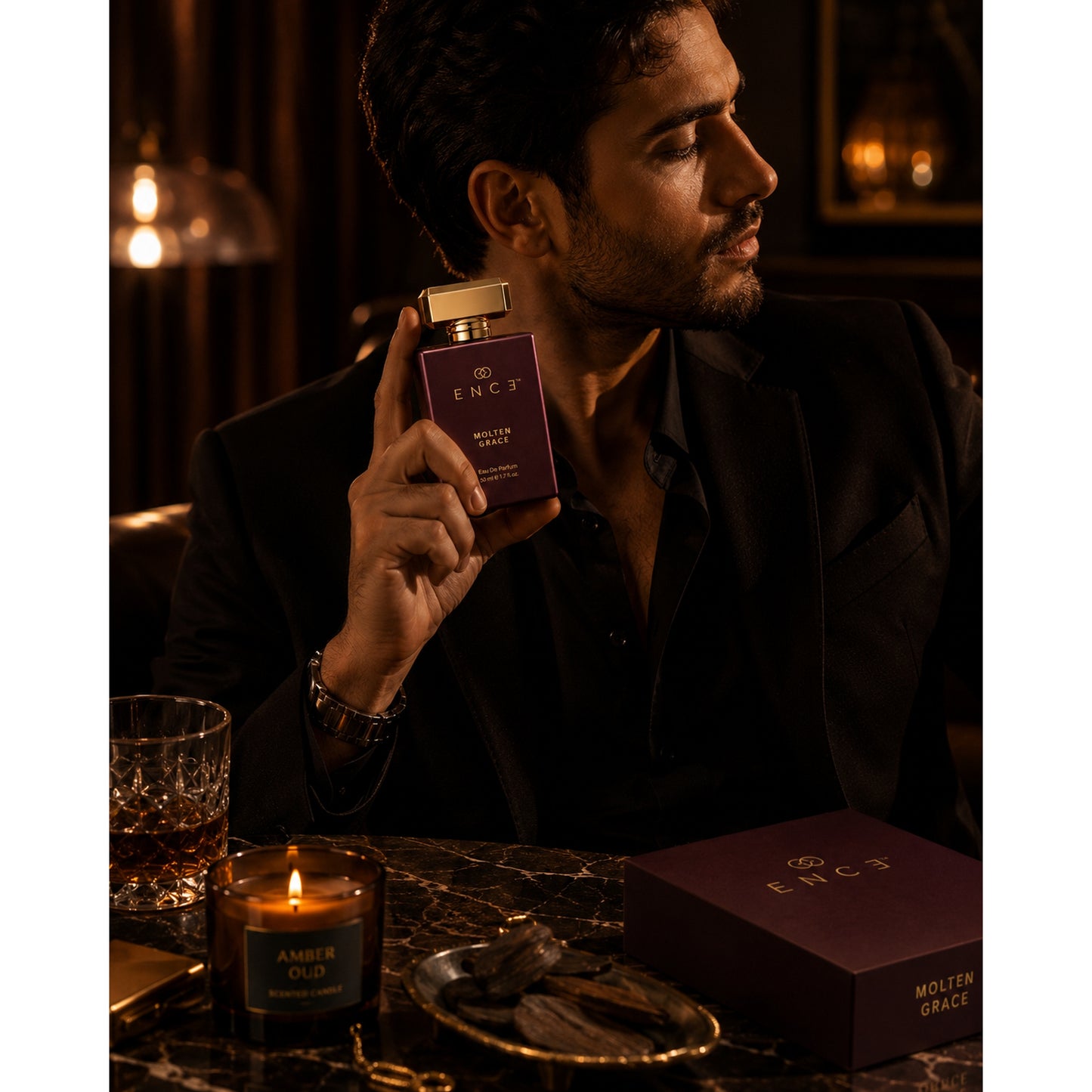 ENCE Molten Grace  Honey & Tobacco Eau de Parfum (50ml / 20ml)