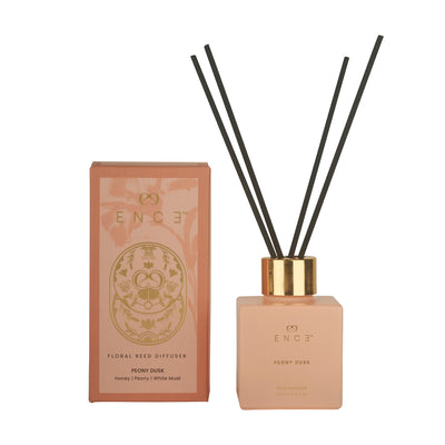Ence diffuser with packaging on a white background