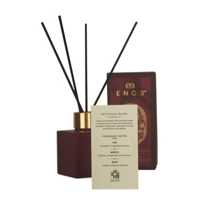 ENCE Patchouli Blush  Cranberry & Cardamom Reed Diffuser (100ml / 90 Days)