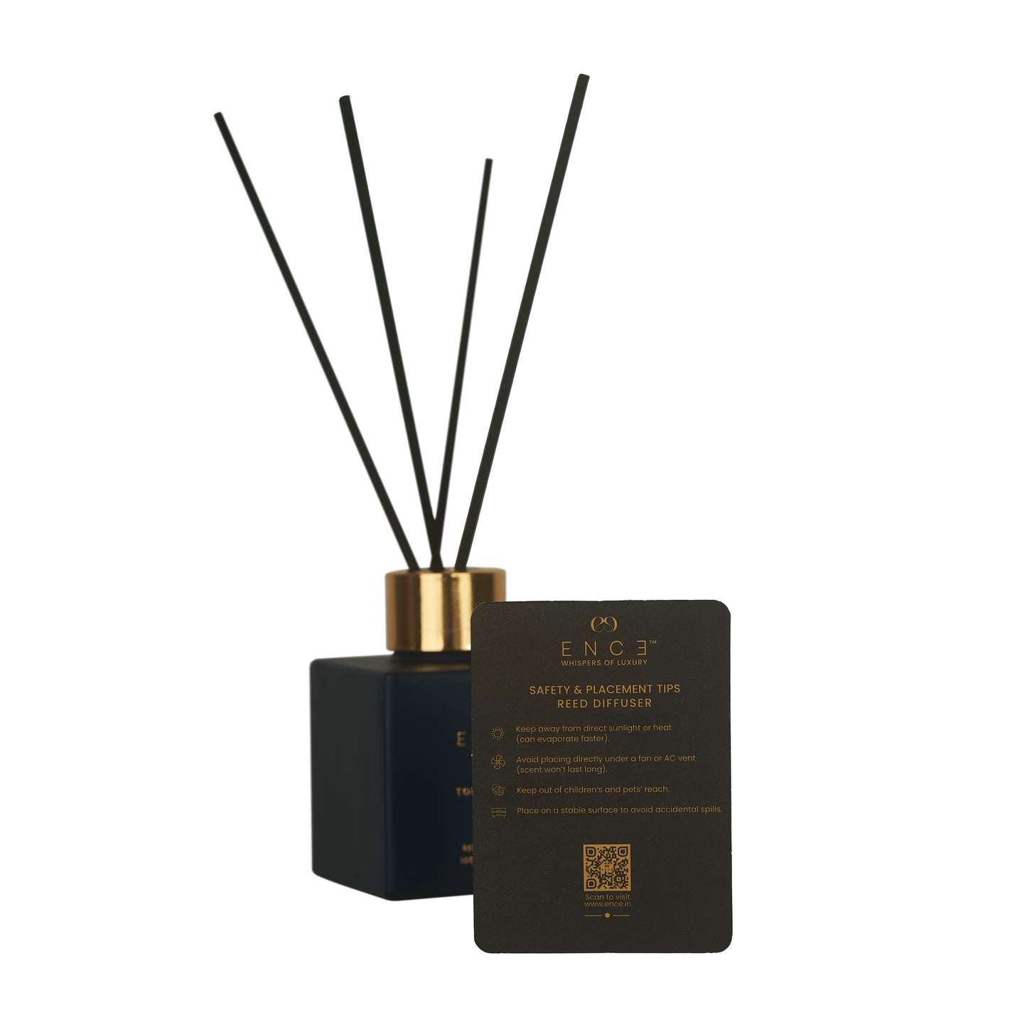 ENCE Berry Ember – Berry & Mysore Sandalwood Reed Diffuser (100ml, Up to 90 Days)