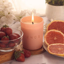 ENCE Veya  Grapefruit & Strawberry Luxury Soy Candle (200g / 50 Hrs)
