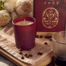 ENCE Lura  Coffee & Atlas Cedarwood Luxury Soy Candle (200g / 50 Hrs)