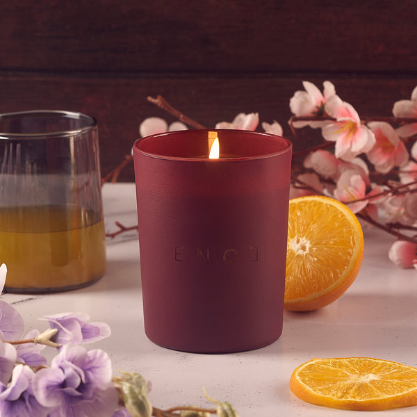 ENCE Nyra  Lavendar & Orange Blossom Luxury Soy Candle (200g / 50 Hrs)