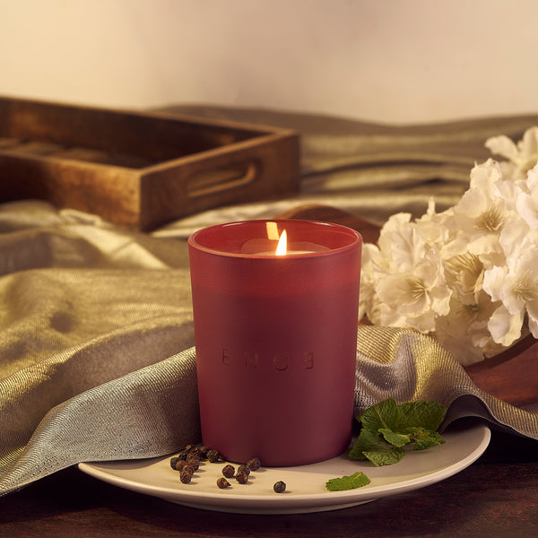 ENCE Celya Mint & Pepper Luxury Soy Candle (200g / 50 Hrs) – product photo 5 of 6