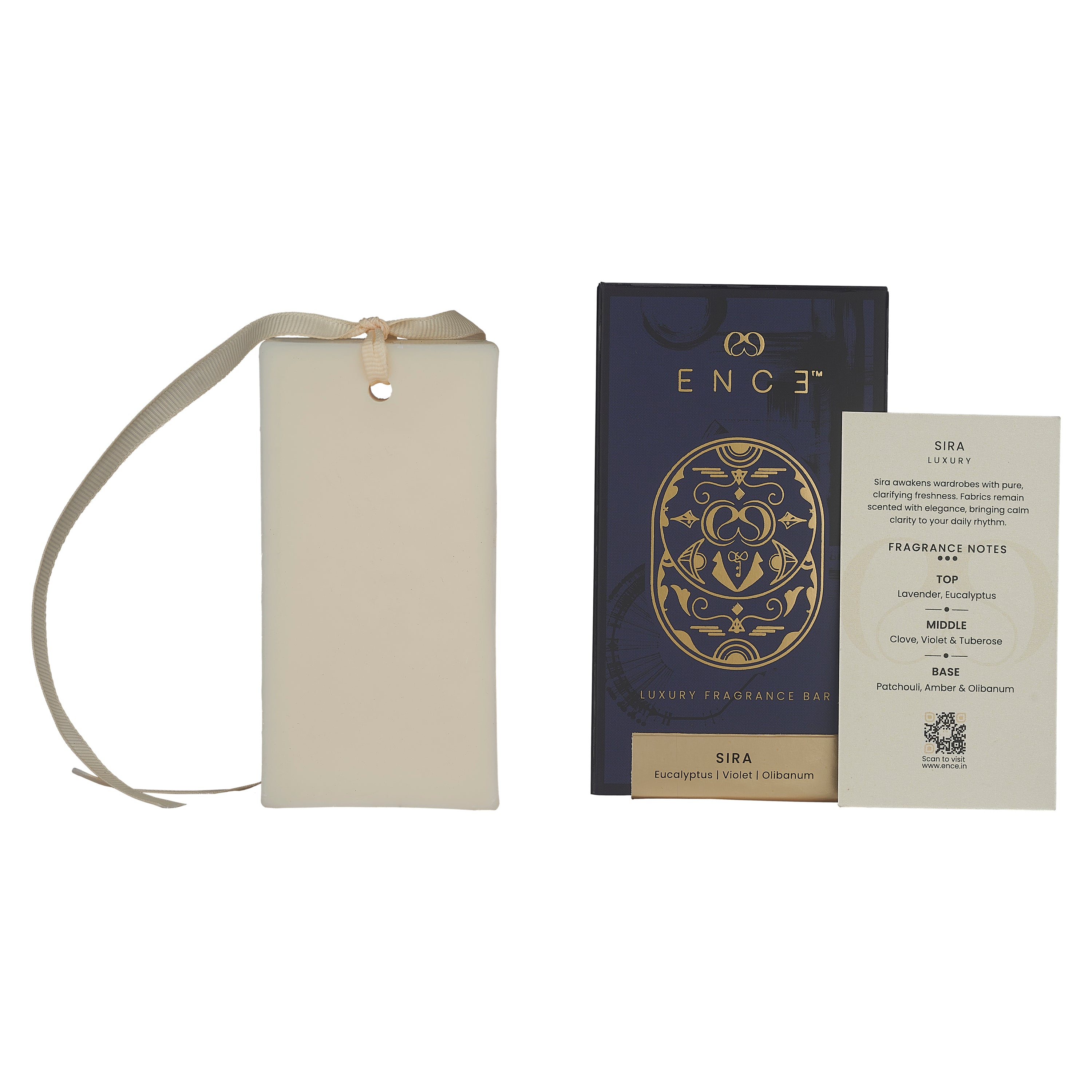 ENCE Sira  Eucalyptus & Violet Closet Candle (80g / 45+ Days)