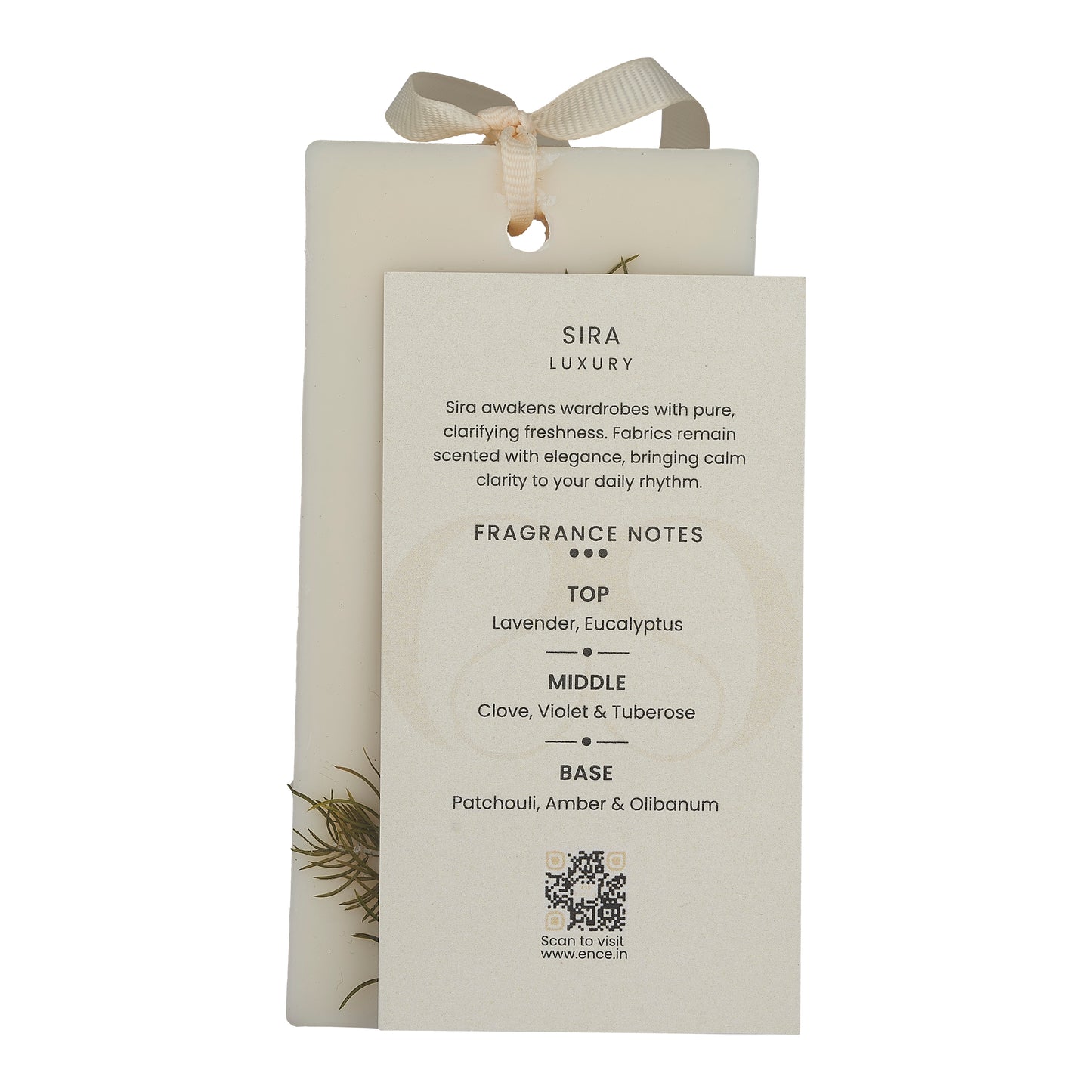 ENCE Sira  Eucalyptus & Violet Closet Candle (80g / 45+ Days)