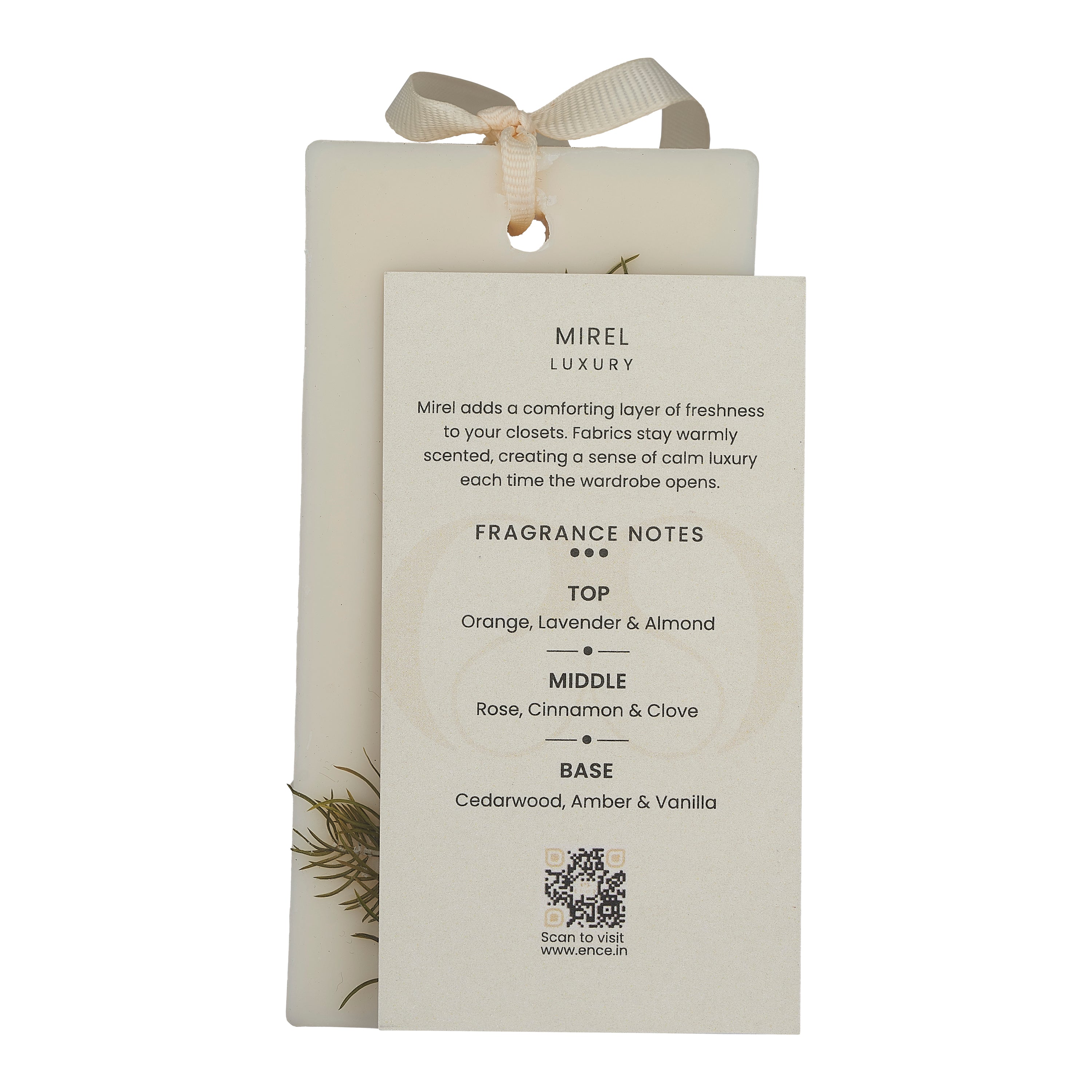 ENCE Mirel  Almond & Clove Closet Candle (80g / 45+ Days)
