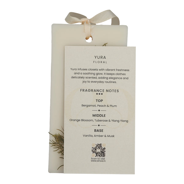 ENCE Yura  Citrus & Ylang-Ylang de Comores Closet Candle (80g / 45+ Days)