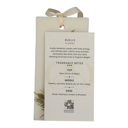 ENCE Ruelle  Lemon & Indian Damask Rose Closet Candle (80g / 45+ Days)