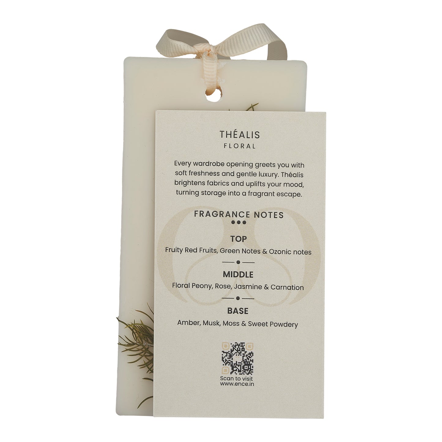 ENCE Thelais  Red Berries & Peony Closet Candle (80g / 45+ Days)