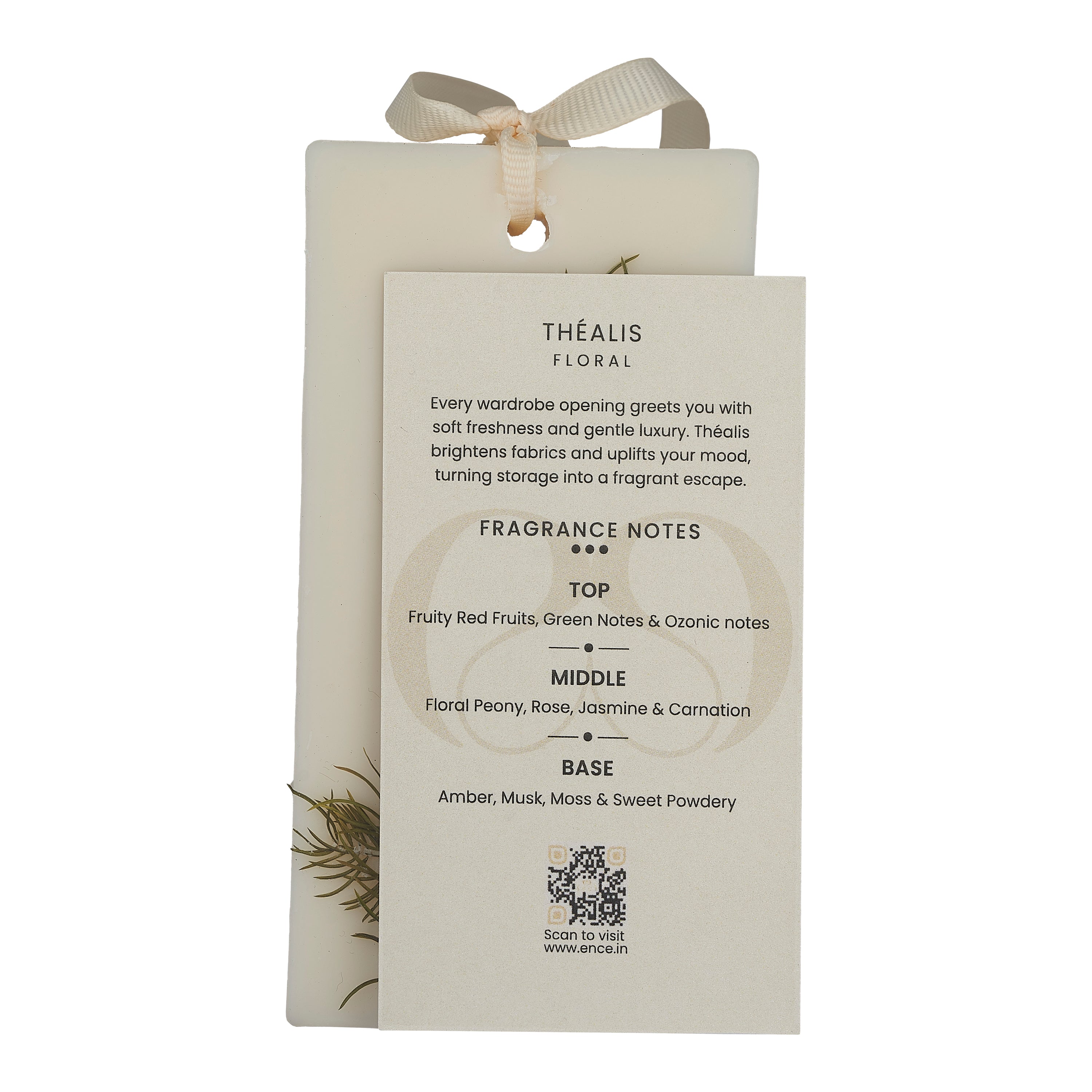 ENCE Thelais  Red Berries & Peony Closet Candle (80g / 45+ Days)