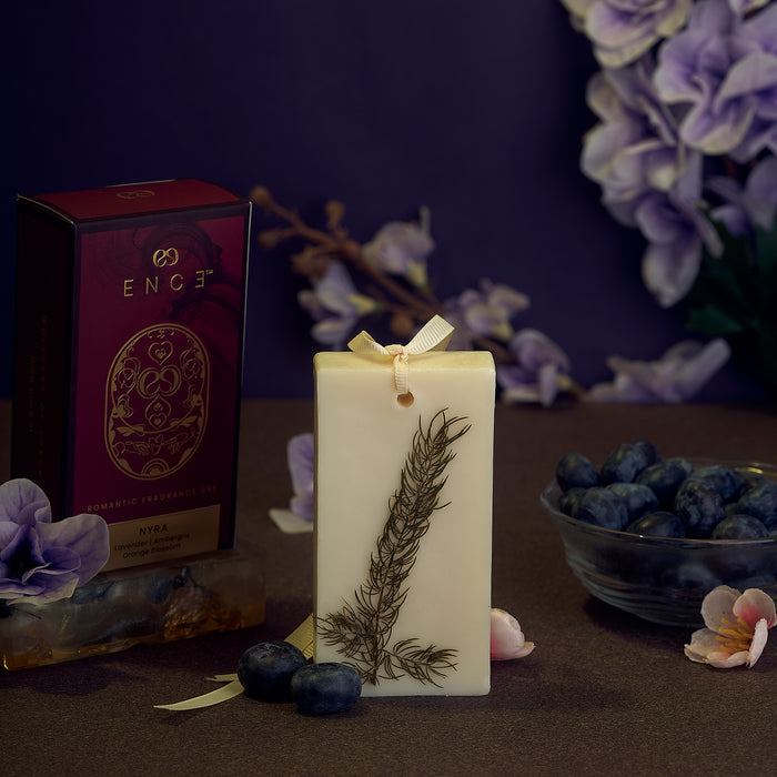 ENCE Nyra Lavendar & Orange Blossom Closet Candle (80g / Up to 45 Days) – product photo 1 of 6