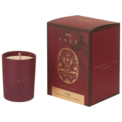 ENCE Cira  Black Currant & Magnolia Luxury Soy Candle (200g / 50 Hrs)