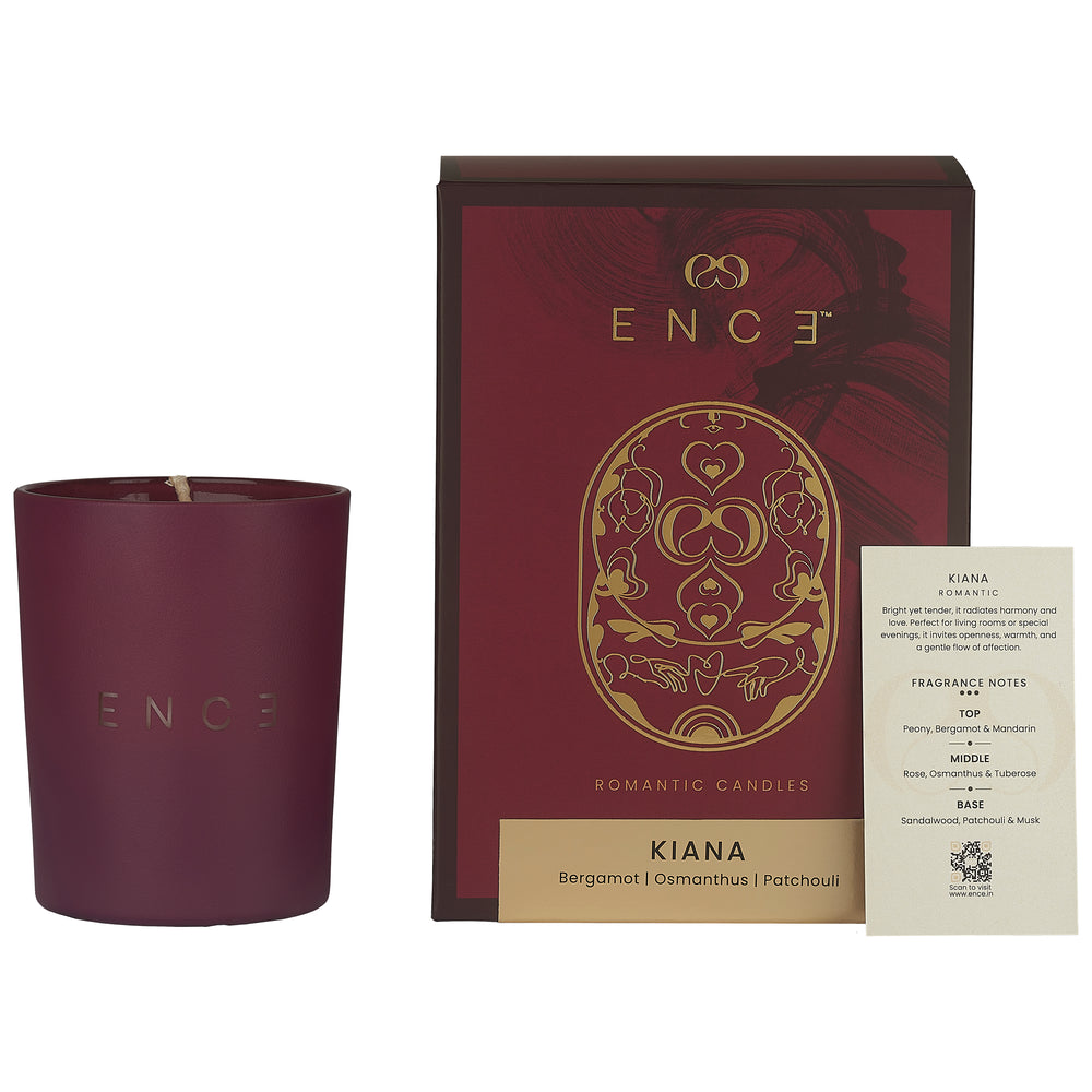 ENCE Kiana Calabrian Bergamot & Osmanthus Luxury Soy Candle (200g / 50 Hrs) – product photo 2 of 6
