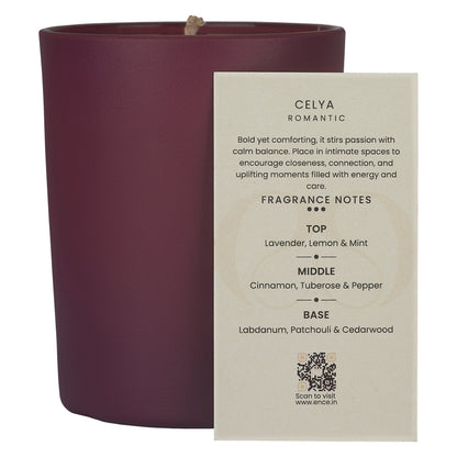 ENCE Celya  Mint & Pepper Luxury Soy Candle (200g / 50 Hrs)