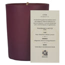ENCE Cira  Black Currant & Magnolia Luxury Soy Candle (200g / 50 Hrs)