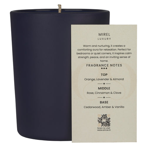 ENCE Mirel  Almond & Clove Luxury Soy Candle (200g / 50 Hrs)