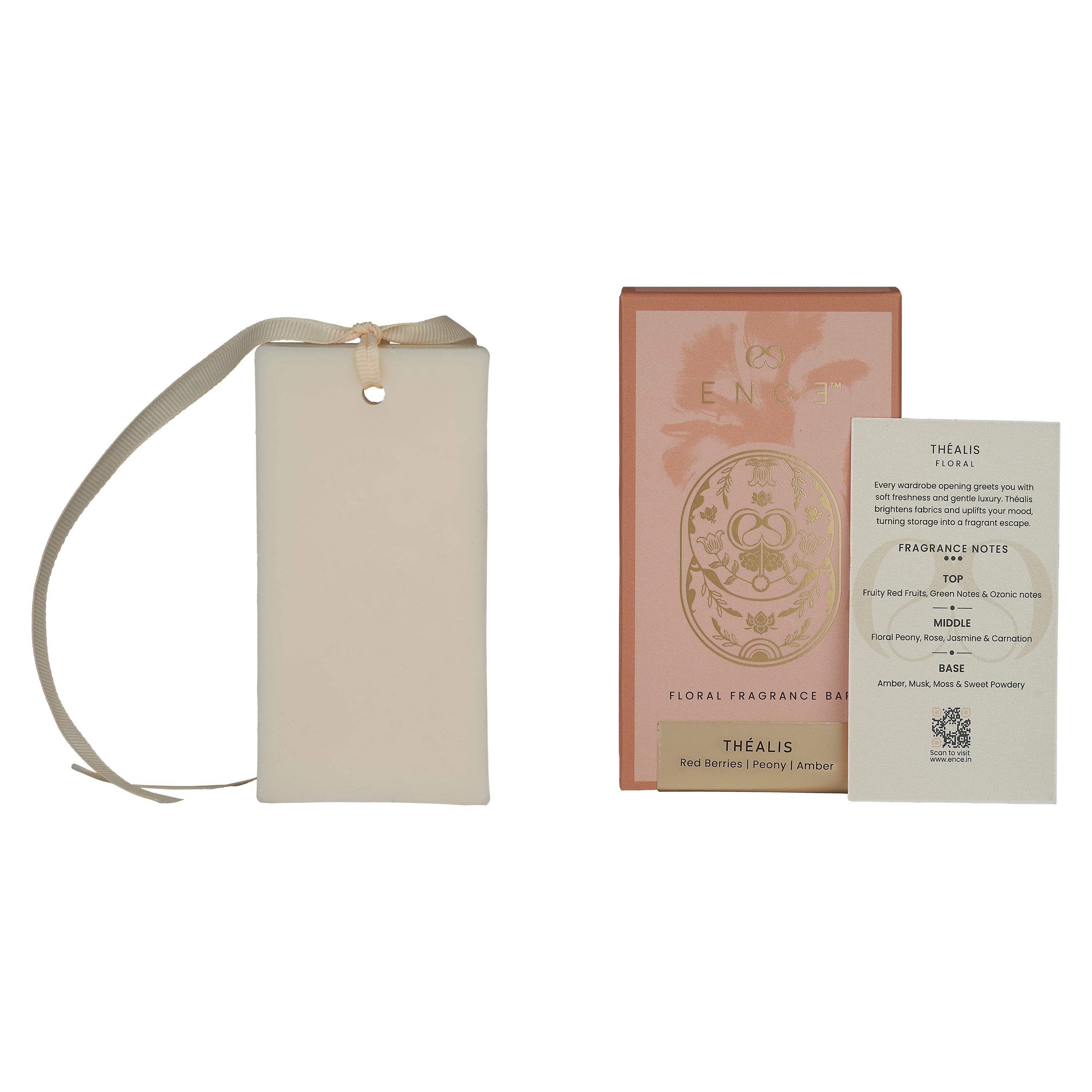 ENCE Thelais  Red Berries & Peony Closet Candle (80g / 45+ Days)