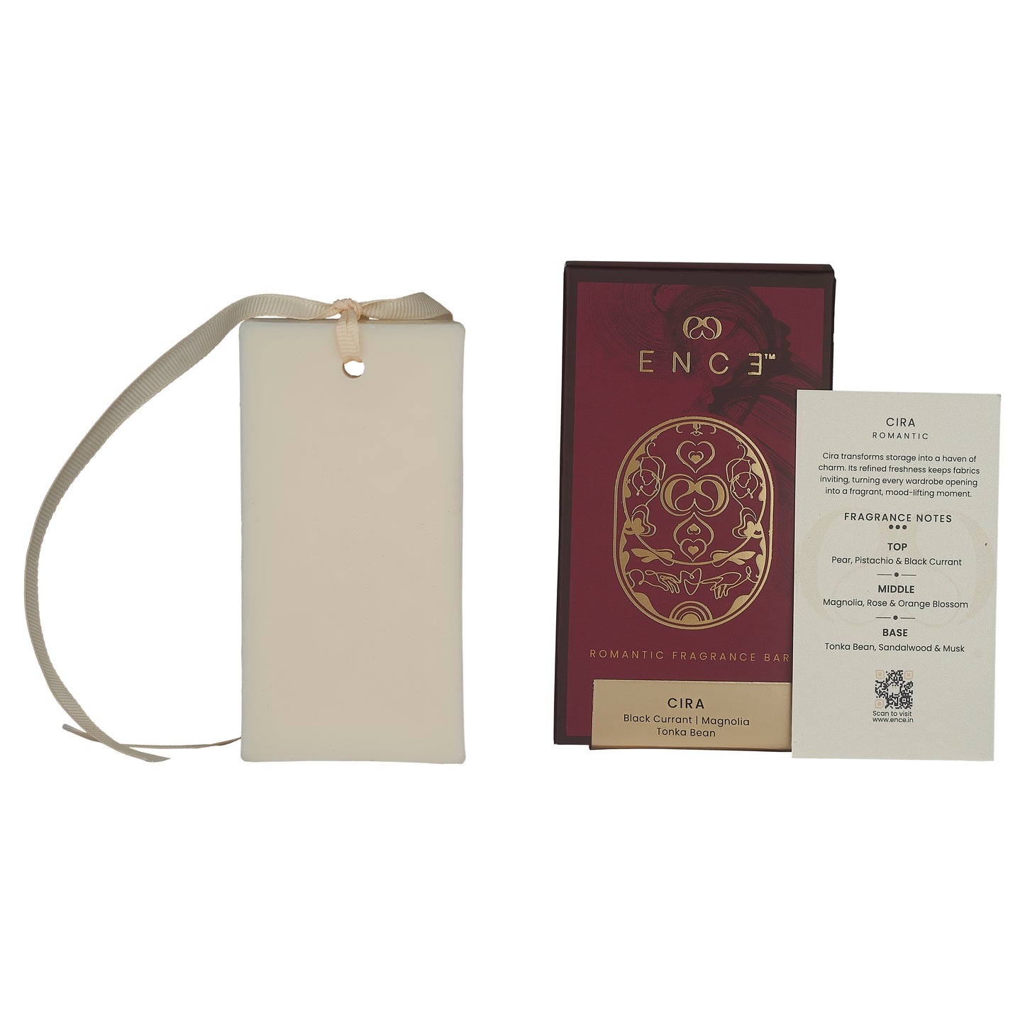 ENCE Cira  Black Currant & Magnolia Closet Candle (80g / 45+ Days)