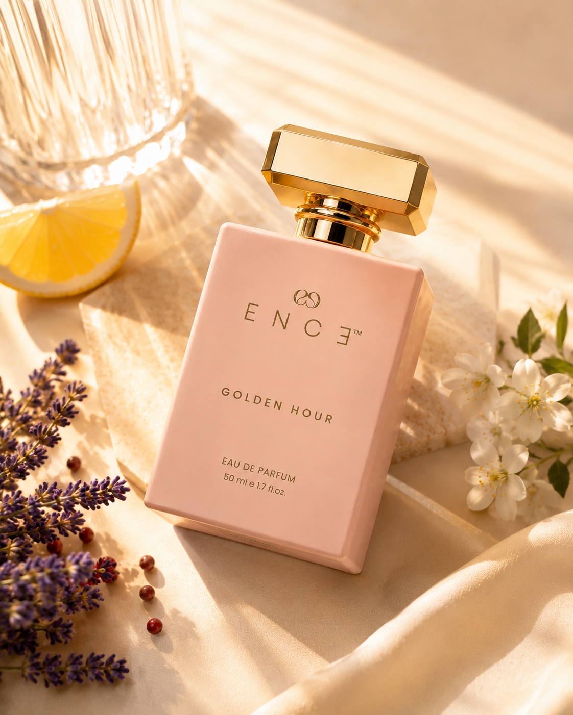 ENCE Golden Hour  Lemon & Provencal Lavender Eau de Parfum (50ml / 20ml)
