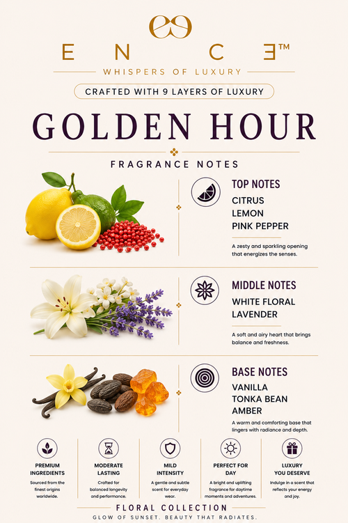 ENCE Golden Hour  Lemon & Provencal Lavender Eau de Parfum (50ml / 20ml)
